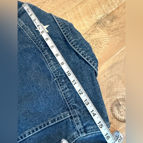 US Polo Assn Jean Jacket American Flag Deocr Women's L - Picture 2 of 9